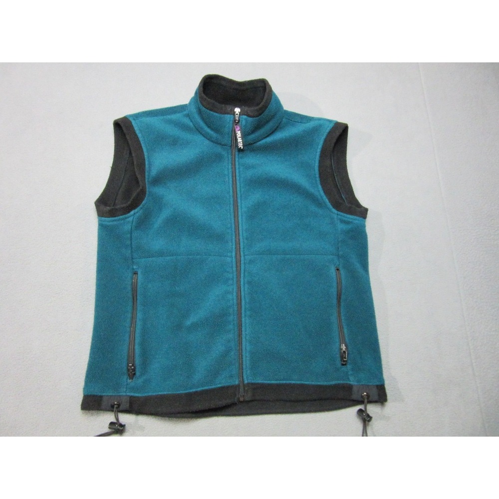 Vintage REI Vest Mens Large Green Fleece Polartec Windbloc Full Zip Outdoor